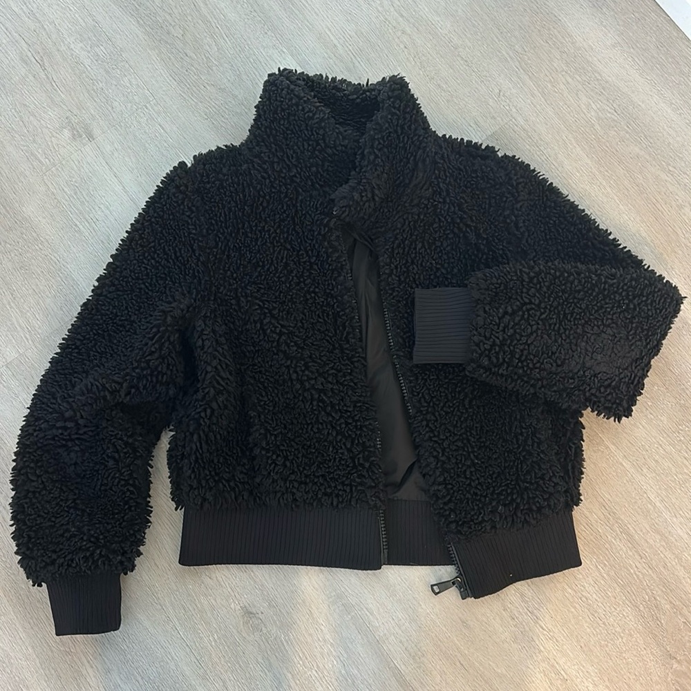 Zara Sherpa bomber